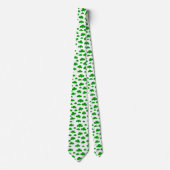 St. Patrick's Day Shamrocks Stropdas (Voorkant)