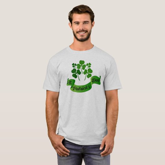 St. Patrick's Day Shamrocks T-shirt (Voorkant volledig)