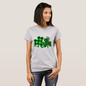 St Patrick's Day Shamrocks T-shirt (Voorkant volledig)