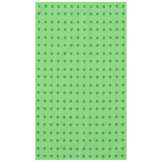 St Patrick's Day Shamrocks Tafelkleed (Voorkant)