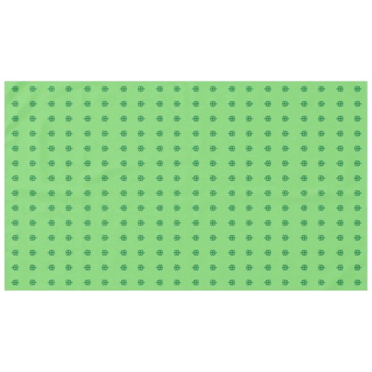St Patrick's Day Shamrocks Tafelkleed (Voorkant (Horizontaal))