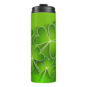 St. Patrick's Day Shamrocks Thermosbeker