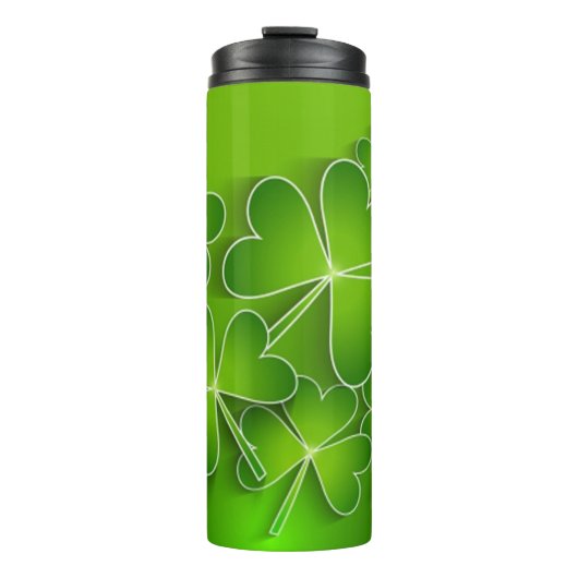 St. Patrick's Day Shamrocks Thermosbeker (Voorkant)