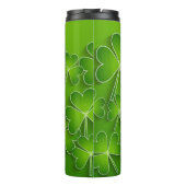 St. Patrick's Day Shamrocks Thermosbeker (Achterkant)