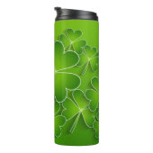 St. Patrick's Day Shamrocks Thermosbeker (Geroteerd rechts)