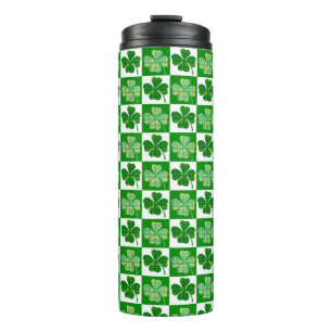 St. Patrick's Day Shamrocks Thermosbeker