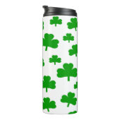 St. Patrick's Day Shamrocks Thermosbeker (Geroteerd rechts)