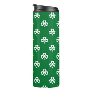 St Patrick's Day Shamrocks Thermosbeker
