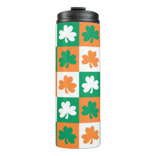 St Patrick's Day Shamrocks Thermosbeker