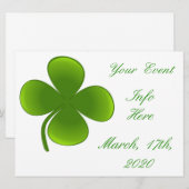 St Patrick's Day Shamrocks Thunder_Cove (Voorkant / Achterkant)