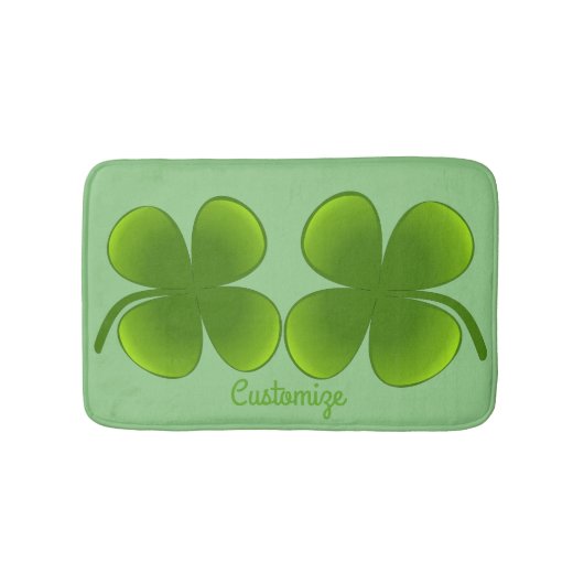 St Patrick's Day Shamrocks Thunder_Cove Badmat (Voorkant)