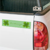 St Patrick's Day Shamrocks Thunder_Cove Bumpersticker (Op Truck)