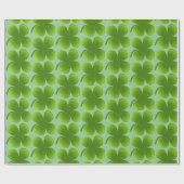 St Patrick's Day Shamrocks Thunder_Cove Cadeaupapier (Vlak)