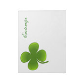 St Patrick's Day Shamrocks Thunder_Cove Notitieblok (Linkerzijde)