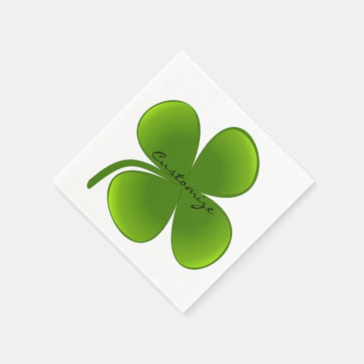 St Patrick's Day Shamrocks Thunder_Cove Servet (Hoek)