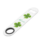 St Patrick's Day Shamrocks Thunder_Cove Speed Flessenopener (Achterkant Gekanteld)