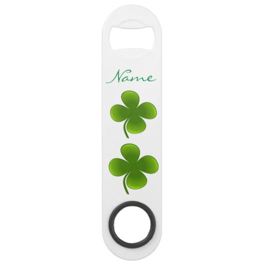 St Patrick's Day Shamrocks Thunder_Cove Speed Flessenopener (Voorkant)