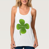 St Patrick's Day Shamrocks Thunder_Cove Tanktop (Voorkant)