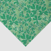 St. Patrick's Day Shamrocks Tissuepapier (Detail)