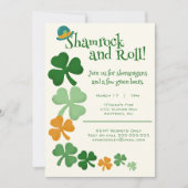 St. Patricks Day Shamrocks Uitnodiging (Voorkant)