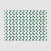 St. Patrick's Day shamrocks vierbladige klaver Tissuepapier (Voorkant)