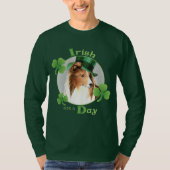 St. Patrick's Day Sheltie T-shirt (Voorkant)