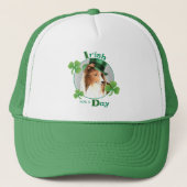 St. Patrick's Day Sheltie Trucker Pet (Voorkant)