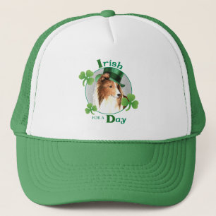 St. Patrick's Day Sheltie Trucker Pet