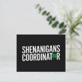 St. Patrick's Day Shenanigan Coordinator Briefkaart (Staand voorkant)