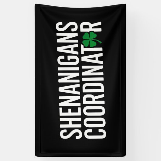 St. Patrick's Day Shenanigan Coordinator Spandoek (Verticaal)
