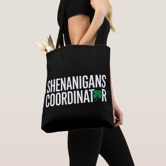St. Patrick's Day Shenanigan Coordinator Tote Bag (Dichtbij)