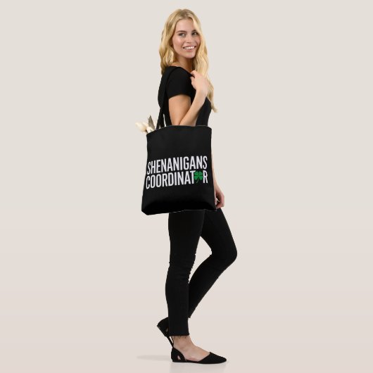St. Patrick's Day Shenanigan Coordinator Tote Bag (Op model)