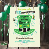 St. Patrick's Day Shenanigans Baby shower Invitati Kaart