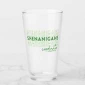 St Patrick's Day Shenanigans Coordinator Glas (Voorkant)