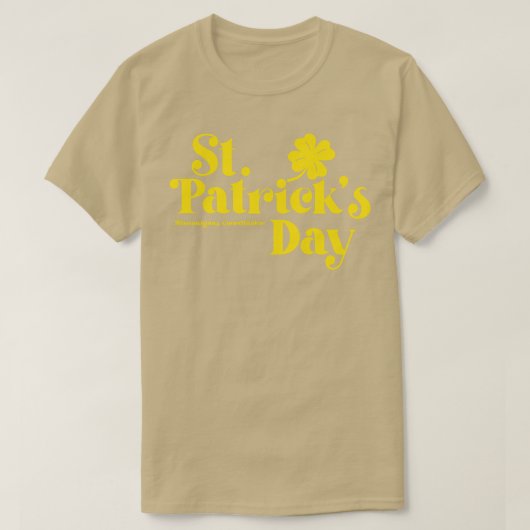 St Patricks Day Shenanigans coördinator Gouden Tek T-shirt (Design voorkant)