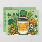  St Patrick's Day Shenanigans Party Aankondigingskaart (Voorkant / Achterkant)