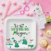 St. Patrick's Day Shenanigans Party Papieren Bordje (Feest)