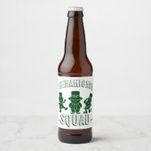 ST PATRICK'S DAY - SHENANIGANS SQUAD BIER ETIKET (Voorkant)