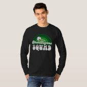 St Patricks Day Shenanigans Squad Groovy Style Iri T-shirt (Voorkant volledig)