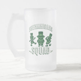 ST PATRICK'S DAY - SHENANIGANS SQUAD MATGLAS BIERPUL