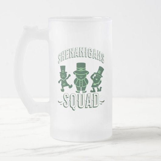 ST PATRICK'S DAY - SHENANIGANS SQUAD MATGLAS BIERPUL (Links)