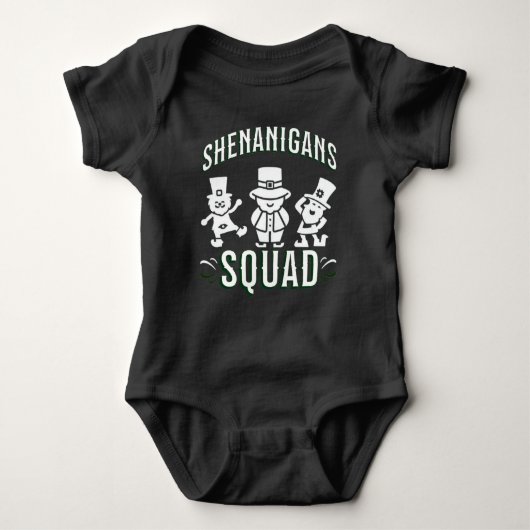ST PATRICK'S DAY - SHENANIGANS SQUAD ROMPER (Voorkant)