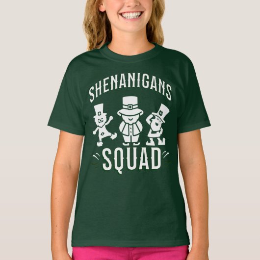 ST PATRICK'S DAY - SHENANIGANS SQUAD T-SHIRT (Voorkant)