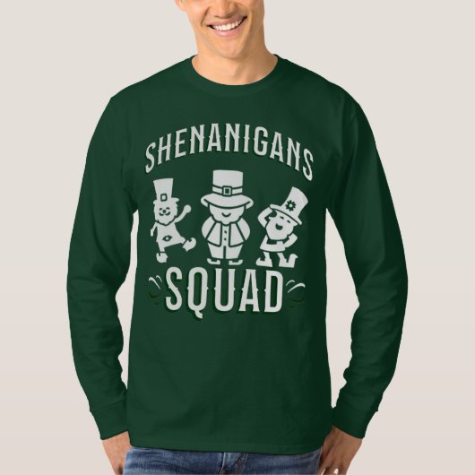 ST PATRICK'S DAY - SHENANIGANS SQUAD T-SHIRT (Voorkant)