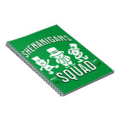 ST PATRICK'S DAY - SHENANIGANS SQUAD T-Shirt Notitieboek (Rechterzijde)