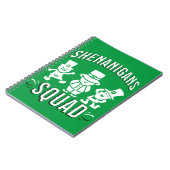 ST PATRICK'S DAY - SHENANIGANS SQUAD T-Shirt Notitieboek (Linkerzijde)