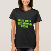 St Patricks Day Shenanigans T-shirt (Voorkant)