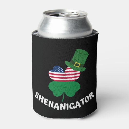 St. Patrick's Day Shenanigator Blikjeskoeler (Blikje Voorkant)