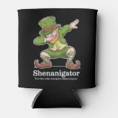 St Patricks Day Shenanigator Dabbing Kabouter Blikjeskoeler (Voorkant)