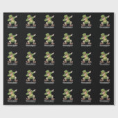 St Patricks Day Shenanigator Dabbing Kabouter Cadeaupapier (Vlak)